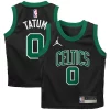 Delizioso Resistente Stupendo Jayson Tatum Boston Celtics Jordan Brand Preschool 2022/23 Replica Jersey Statement Edition Black per i devoti sostenitori