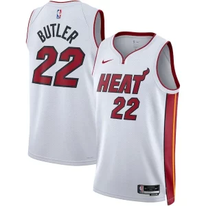 Splendido Meraviglioso Jimmy Butler Miami Heat Nike Unisex Swingman Jersey Association Edition White per i devoti sostenitori
