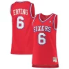 Comodo Lussuoso Julius Erving Philadelphia 76ers Women's 1982/83 Hardwood Classics Swingman Jersey Red per i devoti sostenitori