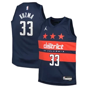 Pratico Prestigioso Kyle Kuzma Washington Wizards Jordan Brand Youth Swingman Jersey Statement Edition Navy per i devoti sostenitori