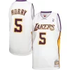 Fascinante Prestigioso Robert Horry Los Angeles Lakers 2001/02 Hardwood Classics Swingman Jersey White per i devoti sostenitori