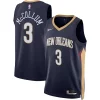 Ottimo C.J. McCollum New Orleans Pelicans Nike Unisex Swingman Jersey Icon Edition Navy per i devoti sostenitori