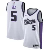 Meraviglioso De'Aaron Fox Sacramento Kings Nike Unisex Swingman Jersey Association Edition White/Black per i devoti sostenitori