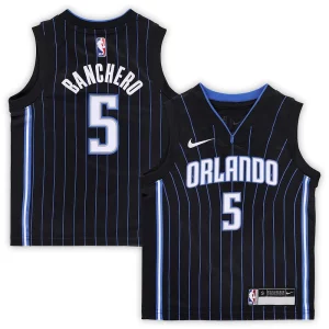 Moderno Ottimo Eccezionale Paolo Banchero Orlando Magic Nike Preschool Swingman Player Jersey Icon Edition Black per i devoti sostenitori