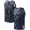 Ottimo Elegante Patrick Ewing New York Knicks Hardwood Classics 1991/92 Tie Dye Swingman Jersey Black per i devoti sostenitori