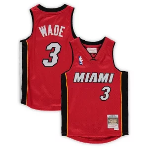 Robusto Ottimo Dwyane Wade Miami Heat Preschool 2005 06 Hardwood Classics Player Jersey Red per i devoti sostenitori