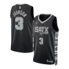 Versatile Fascinante Robusto Keldon Johnson San Antonio Spurs Jordan Brand Unisex Swingman Jersey Statement Edition Black per i devoti sostenitori