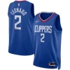 Ottimo Kawhi Leonard LA Clippers Nike Unisex Swingman Jersey Icon Edition Royal/White per i devoti sostenitori