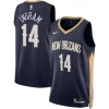 Duraturo Brandon Ingram New Orleans Pelicans Nike Unisex Swingman Jersey Icon Edition Navy per i devoti sostenitori