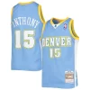 Carino Carmelo Anthony Denver Nuggets Youth 2003 04 Hardwood Classics Swingman Jersey Powder Blue per i devoti sostenitori