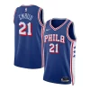 Fantastico Sofisticato Joel Embiid Philadelphia 76ers Nike Unisex Swingman Jersey Icon Edition Royal/White per i devoti sostenitori