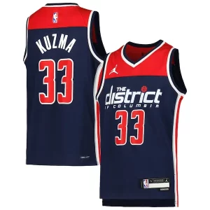Carino Gorgeous Kyle Kuzma Washington Wizards Jordan Brand Youth Swingman Jersey Statement Edition Navy per i devoti sostenitori