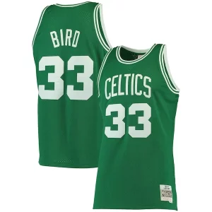 Meraviglioso Pratico Larry Bird Boston Celtics 1985/86 Big & Tall Hardwood Classics Swingman Jersey Kelly Green per i devoti sostenitori