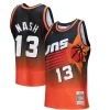 Raffinato Magnifico Pratico Steve Nash Phoenix Suns 1996/97 Hardwood Classics Fadeaway Swingman Player Jersey Orange/Black per i devoti sostenitori