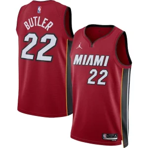 Stupendo Carino Jimmy Butler Miami Heat Jordan Brand Unisex Swingman Jersey Statement Edition Red per i devoti sostenitori