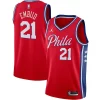 Elegante Joel Embiid Philadelphia 76ers Jordan Brand 2020/21 Swingman Jersey Statement Edition Red per i devoti sostenitori