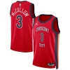 Sofisticato Cool CJ McCollum New Orleans Pelicans Jordan Brand Unisex Swingman Jersey Statement Edition Red per i devoti sostenitori