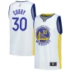 Splendido Stephen Curry Golden State Warriors Fast Break Replica Player Jersey Association Edition White per i devoti sostenitori