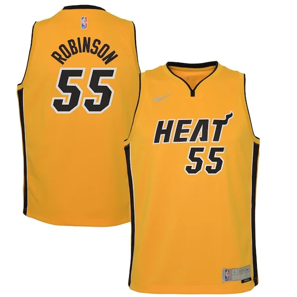 Pratico Meraviglioso Duncan Robinson Miami Heat Nike Youth 2020/21 Swingman Player Jersey Trophy Gold Earned Edition per i devoti sostenitori