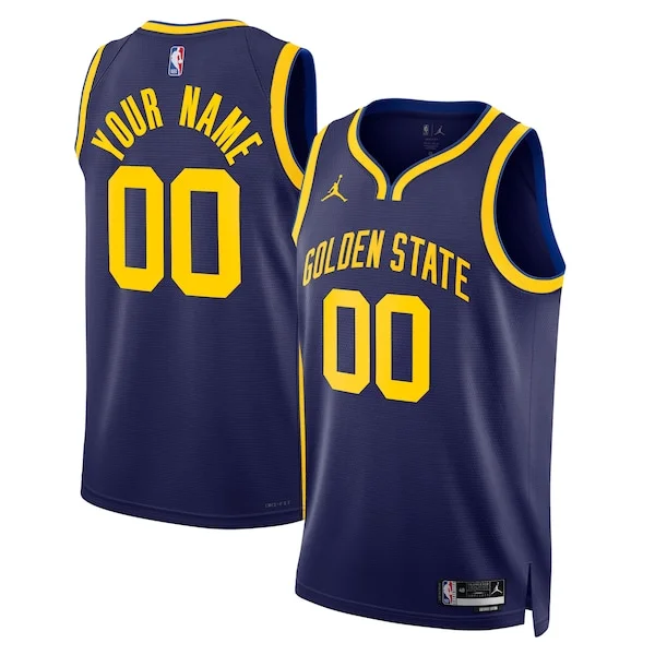 Magnifico Fascinante Golden State Warriors Jordan Brand Unisex 2022/23 Swingman Custom Jersey Statement Edition Blue per i devoti sostenitori