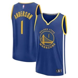Stupendo Kyle Anderson Golden State Warriors Fast Break Replica Player Jersey Icon Edition Royal per i devoti sostenitori