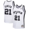 Elegante Stupendo Raffinato Tim Duncan San Antonio Spurs 1998/99 Hardwood Classics Swingman Jersey White per i devoti sostenitori