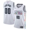 Sofisticato Meraviglioso Eccezionale Denver Nuggets Nike Unisex 2024/25 Custom Swingman Jersey City Edition White per i devoti sostenitori