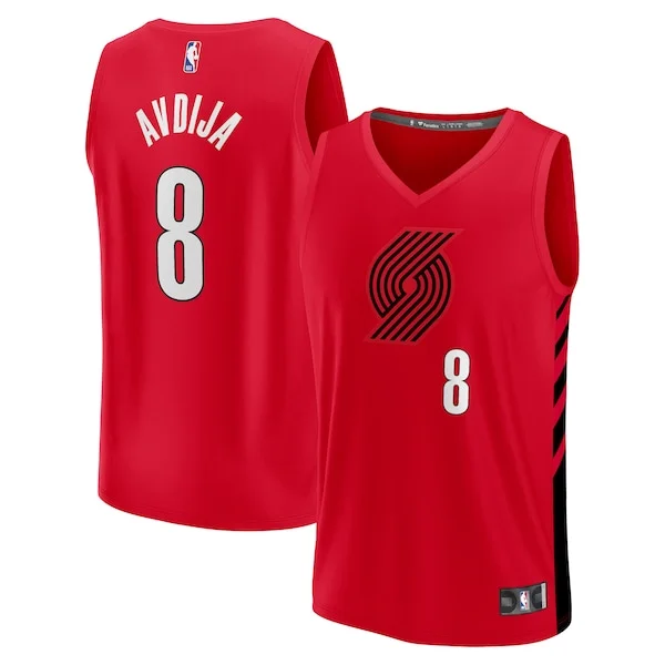 Sofisticato Versatile Fascinante Deni Avdija Portland Trail Blazers Youth Fast Break Player Jersey Statement Edition Red per i devoti sostenitori