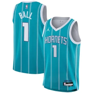 Elegante Pratico Gorgeous LaMelo Ball Charlotte Hornets Nike Youth Swingman Jersey Icon Edition Teal per i devoti sostenitori