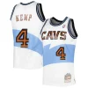 Bellissimo Shawn Kemp Cleveland Cavaliers Hardwood Classics Swingman Jersey White per i devoti sostenitori