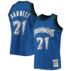 Elegante Kevin Garnett Minnesota Timberwolves 2003/04 Hardwood Classics NBA 75th Anniversary Diamond Swingman Jersey Blue per i devoti sostenitori