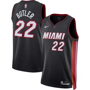 Sofisticato Ottimo Carino Jimmy Butler Miami Heat Nike Unisex Swingman Jersey Icon Edition Black per i devoti sostenitori