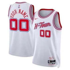 Versatile Houston Rockets Nike Unisex 2023/24 Custom Swingman Jersey White City Edition per i devoti sostenitori