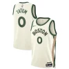 Magnifico Incantevole Splendido Jayson Tatum Boston Celtics Nike Unisex 2023/24 Swingman Jersey White City Edition per i devoti sostenitori