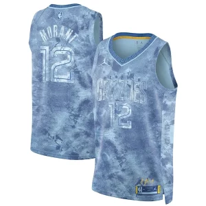 Ottimo Ja Morant Memphis Grizzlies Nike Unisex Select Series Swingman Jersey Light Blue per i devoti sostenitori