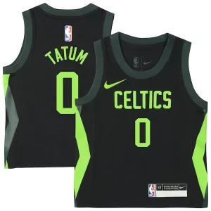 Attraente Bellissimo Delizioso Jayson Tatum Boston Celtics Nike Toddler 2024/25 Swingman Player Jersey City Edition Black per i devoti sostenitori