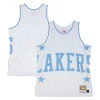 Carino Sofisticato Fantastico Los Angeles Lakers Hardwood Classics Blown Out Fashion Jersey White per i devoti sostenitori