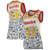 Duraturo Dominique Wilkins Atlanta Hawks Women's 1986 Doodle Swingman Jersey White per i devoti sostenitori