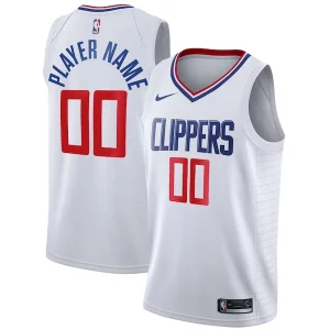 Attraente Robusto Splendido LA Clippers Nike 2020/21 Swingman Custom Jersey Association Edition White per i devoti sostenitori