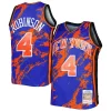 Meraviglioso Incantevole Nate Robinson New York Knicks 2005/06 Hardwood Classics Marble Swingman Jersey Blue per i devoti sostenitori
