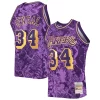 Incantevole Shaquille O'Neal Los Angeles Lakers Hardwood Classics 1996/97 Lunar New Year Swingman Jersey Purple per i devoti sostenitori