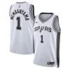 Moderno Delizioso Victor Wembanyama San Antonio Spurs Nike Unisex Swingman Jersey Association Edition White per i devoti sostenitori