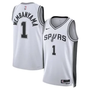 Moderno Delizioso Victor Wembanyama San Antonio Spurs Nike Unisex Swingman Jersey Association Edition White per i devoti sostenitori