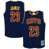 Lussuoso Stupendo Meraviglioso LeBron James Cleveland Cavaliers Youth 2008/09 Hardwood Classics Swingman Jersey Navy per i devoti sostenitori