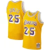 Fantastico Ed Jones Los Angeles Lakers 1994/95 Hardwood Classics Swingman Jersey Gold per i devoti sostenitori