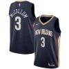 Cool Duraturo C.J. McCollum New Orleans Pelicans Nike Swingman Jersey Icon Edition Navy per i devoti sostenitori