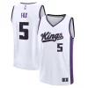 Carino Raffinato Delizioso De'Aaron Fox Sacramento Kings Fast Break Replica Player Jersey Association Edition White per i devoti sostenitori