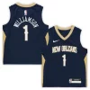 Attraente Meraviglioso Incantevole Zion Williamson New Orleans Pelicans Nike Preschool Replica Jersey Icon Edition Navy per i devoti sostenitori