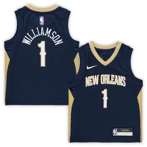 Attraente Meraviglioso Incantevole Zion Williamson New Orleans Pelicans Nike Preschool Replica Jersey Icon Edition Navy per i devoti sostenitori