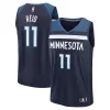 Splendido Prestigioso Naz Reid Minnesota Timberwolves Fast Break Replica Player Jersey Icon Edition Navy per i devoti sostenitori